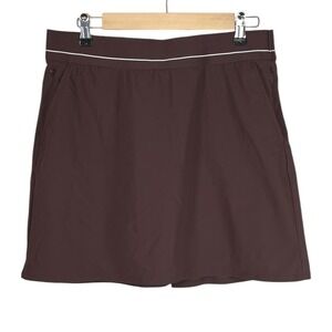 Soybu Womens Maroon Athletic Skort Built-in Shorts Pockets Size Medium 1846731